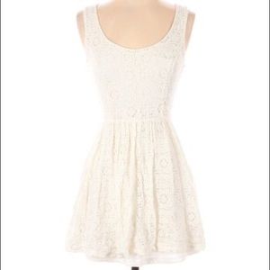 Malloy White Lace Dress